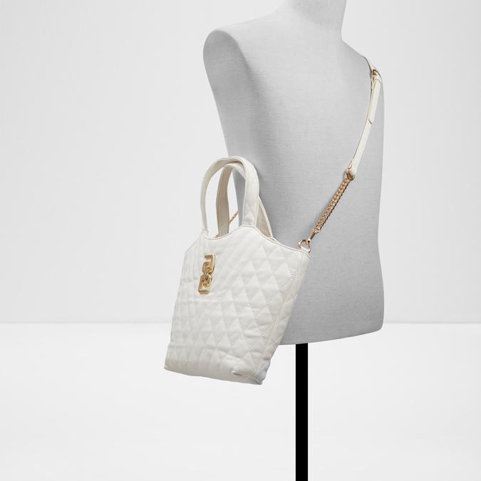 Zinylaax Women's White Satchel image number 3