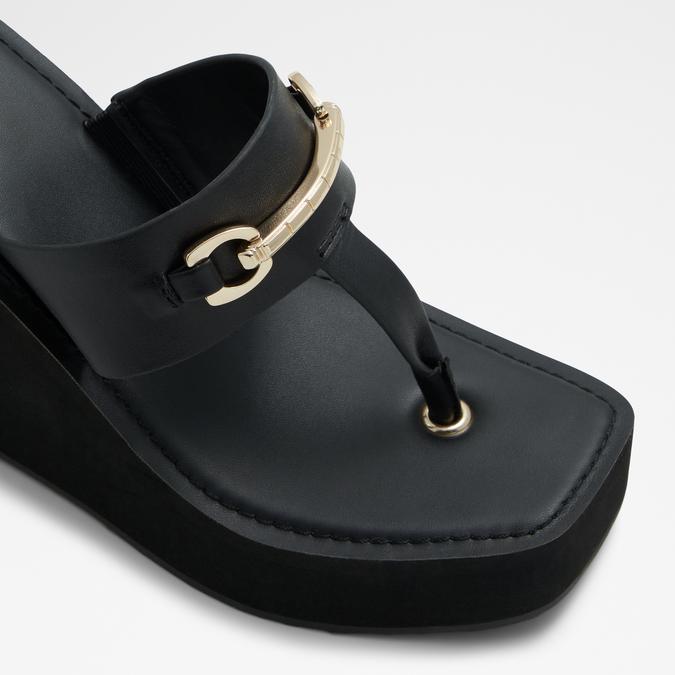 Buy Aldo Women's Black T-Strap Wedges for Women at Best Price @ Tata CLiQ