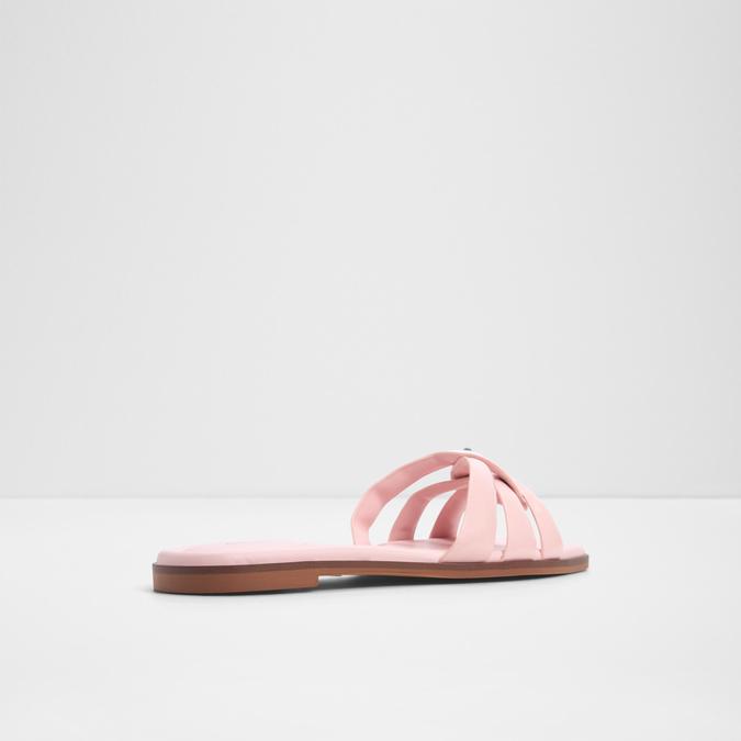 Augustia-In Women's Pink Flat Sandals image number 2