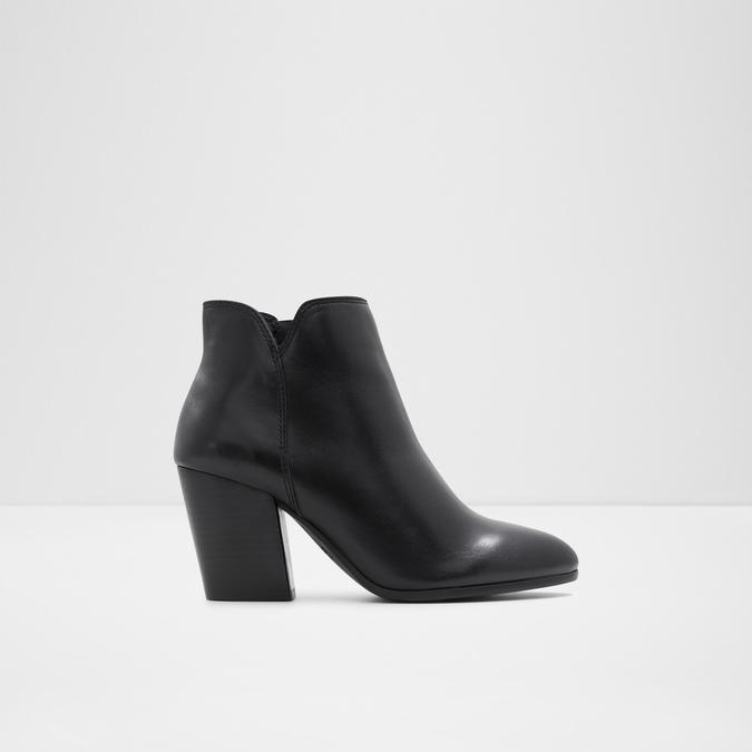 Ann Demeulemeester black ankle boots with inwards curved heel (41) — circa  2017 - V A N II T A S