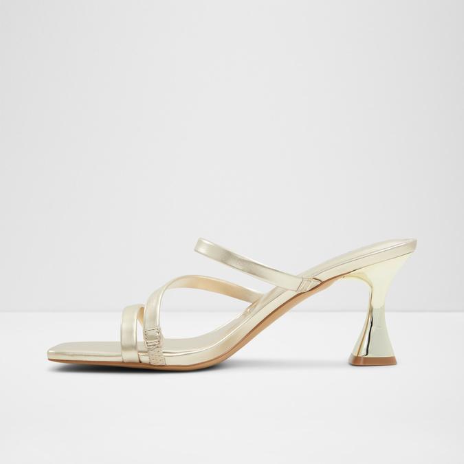 Jewella-In Women's Champagne Dress Sandals image number 3