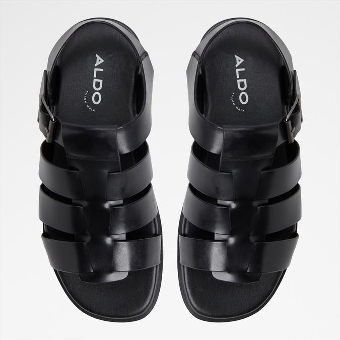 Darby-In Men's Black Strap Sandals