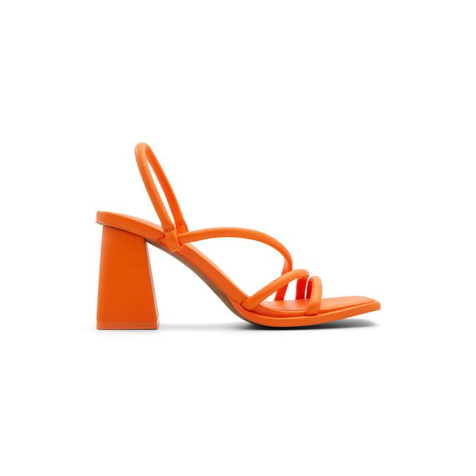 Hermes Orange Suede Peace Block Heel Sandals Size 38 Hermes | TLC
