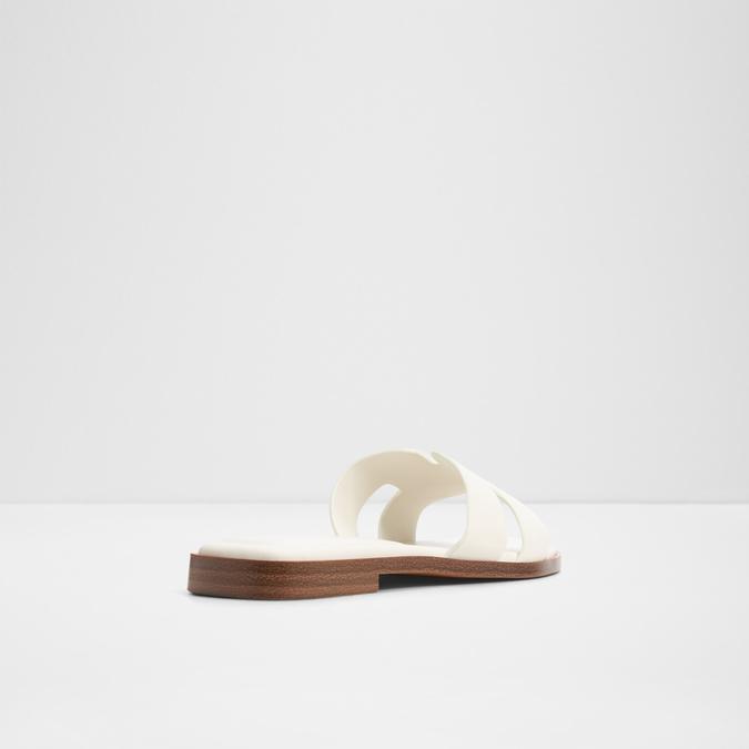 Itsandala-In Women's White Flat Sandals image number 2