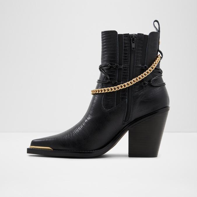 Phenix Women's Black Ankle Boots image number 2