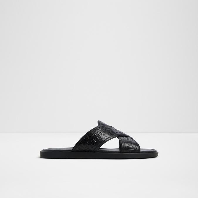 Olinoa-In Men's Black Strap Sandals