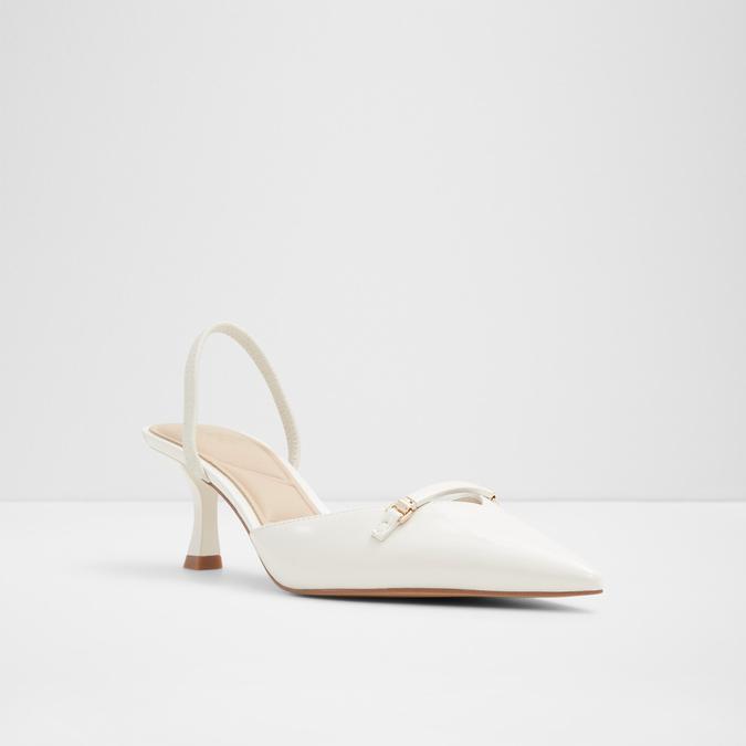 Nailah-In Women's White Pumps image number 4