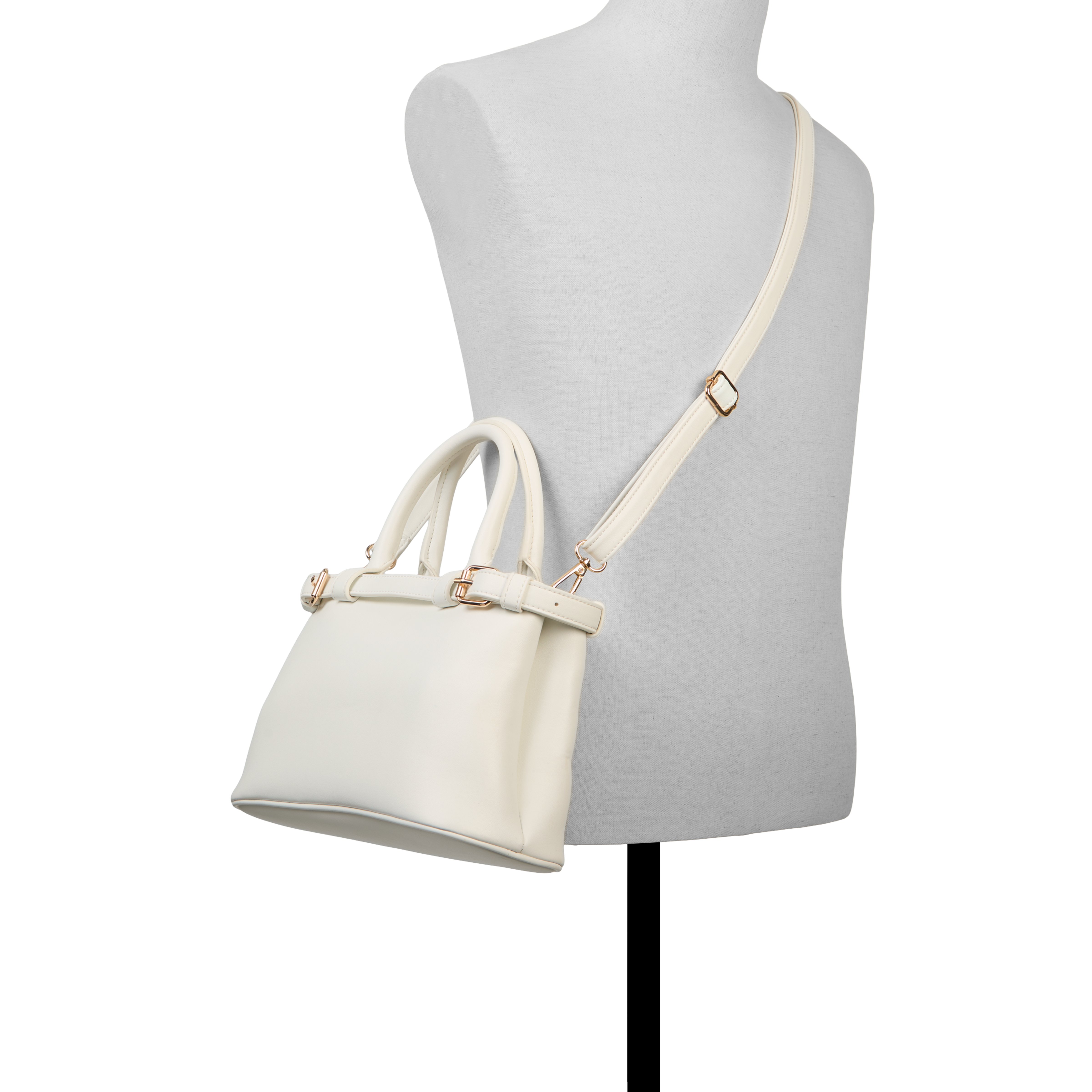 Abigaill Women's White Satchel image number 3