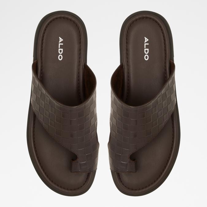 Seif Men s Brown Double Band Sandals