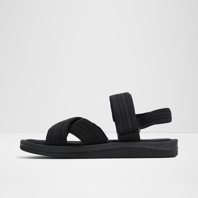 Keva-In Men's Black Strap Sandals image number 3