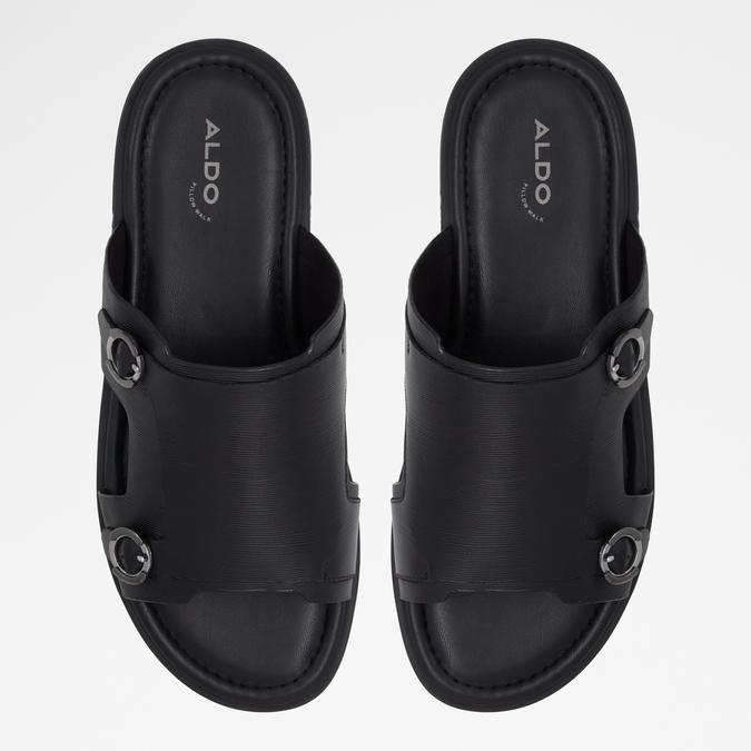 Shoresidea-In Men's Black Strap Sandals