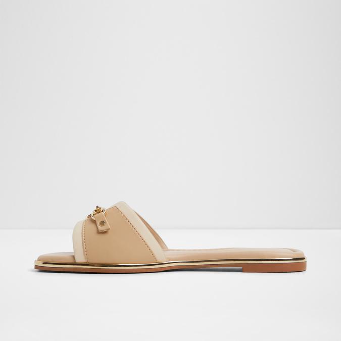 Alamassia-In Women's Beige Flat Sandals image number 3