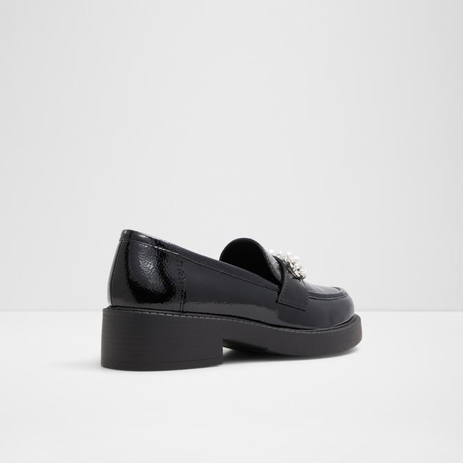 Dinara Women's Black Loafers image number 2