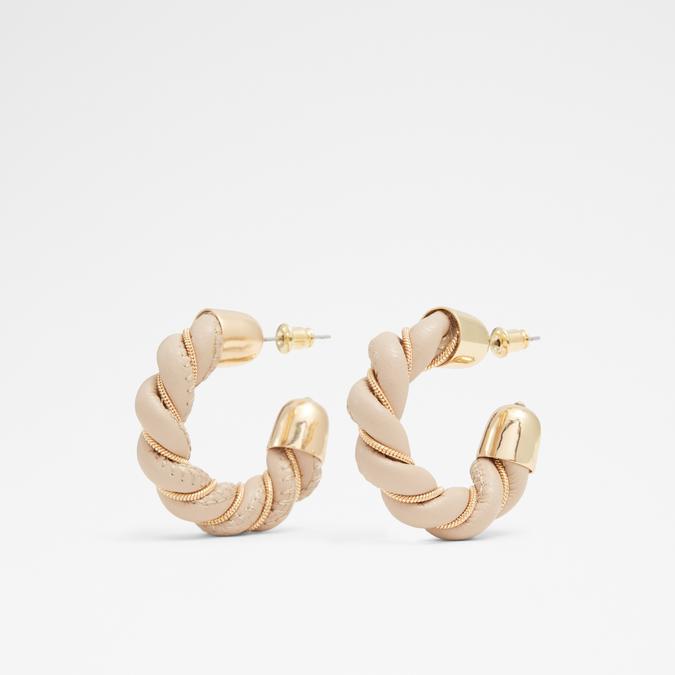 Elegata Women's Beige Earrings