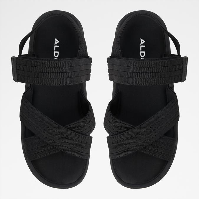 Keva-In Men's Black Strap Sandals