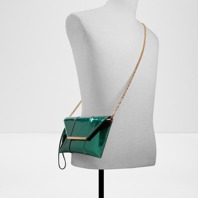 Feille Women's Green Clutch image number 3