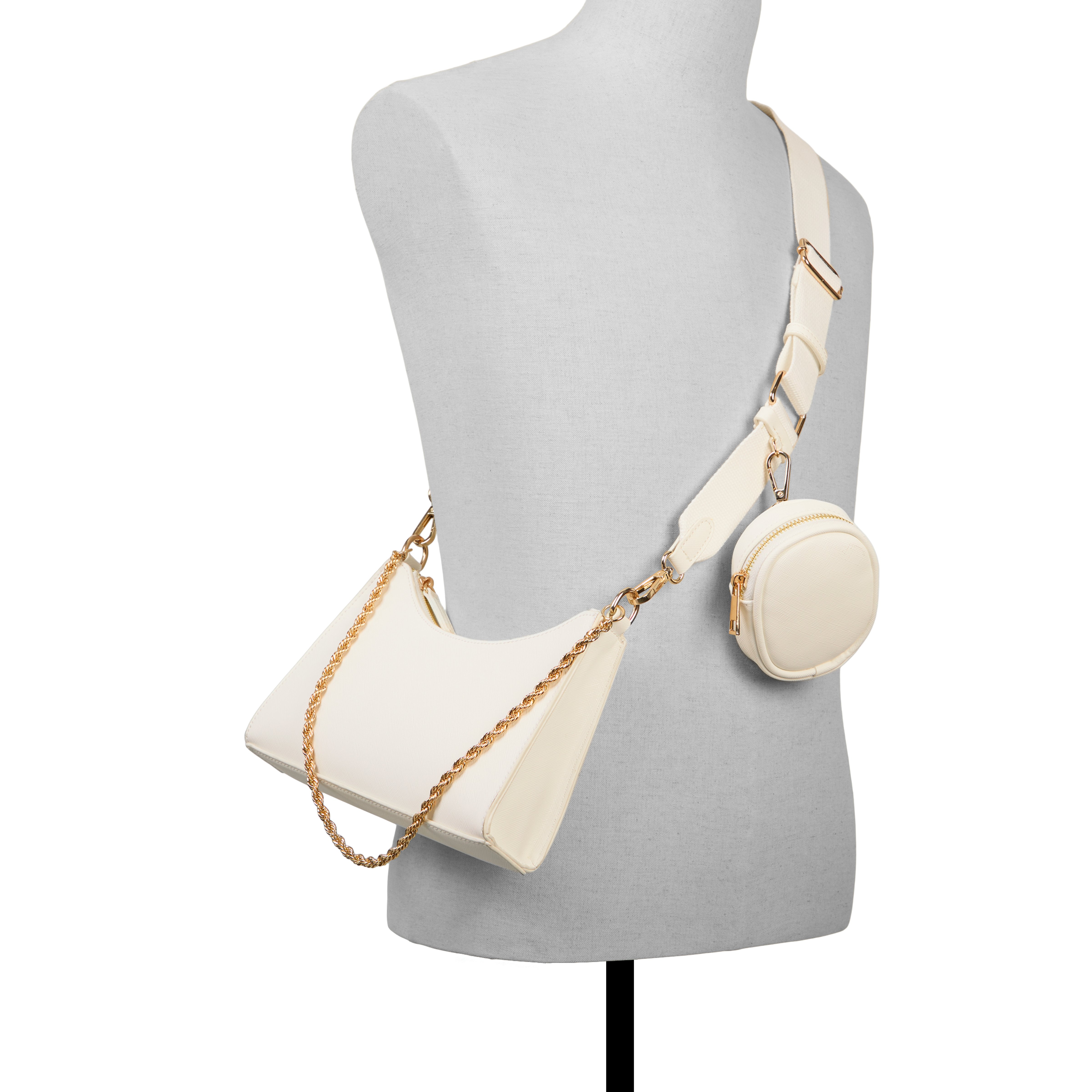 Adreddia Women's White Cross Body image number 3