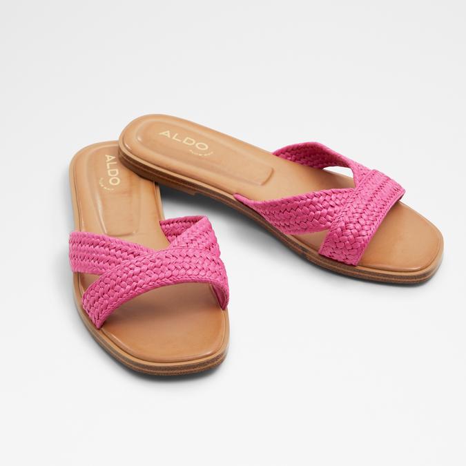 Caria Women's Pink Flat Sandals image number 0