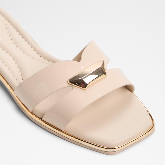 Kharine-In Women's Beige Flat Sandals image number 5