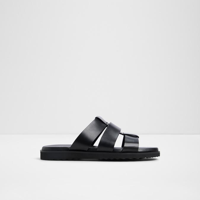 Light-In Men's Black Strap Sandals