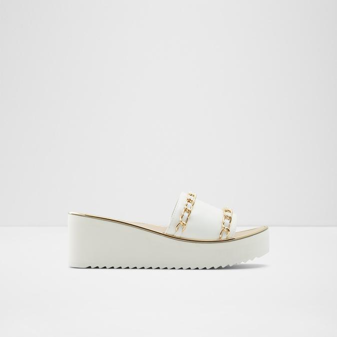 ALDO ANEISSA - Platform sandals - white/bone/white - Zalando.de