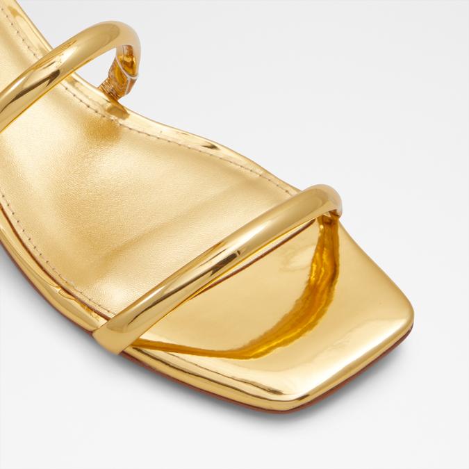 Metallic Gold Heels - Strappy High Heels - High Heel Sandals - Lulus