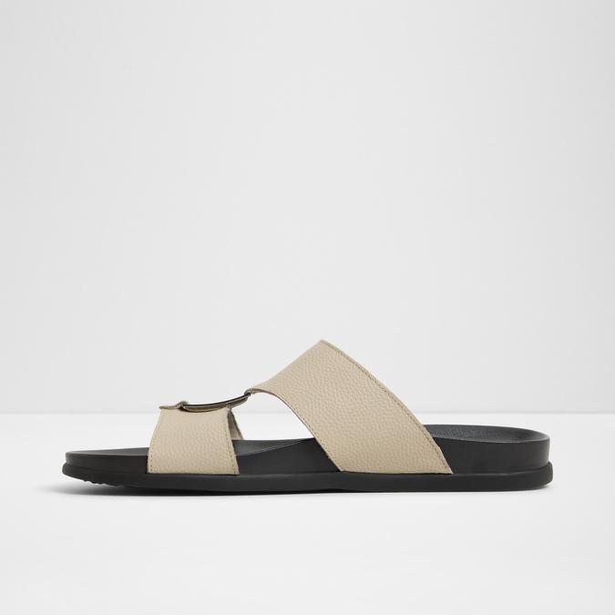 Saluma-In Men's White Strap Sandals image number 3