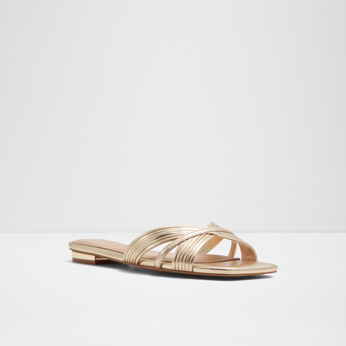 Lota Women's Gold Flat Sandals image number 4