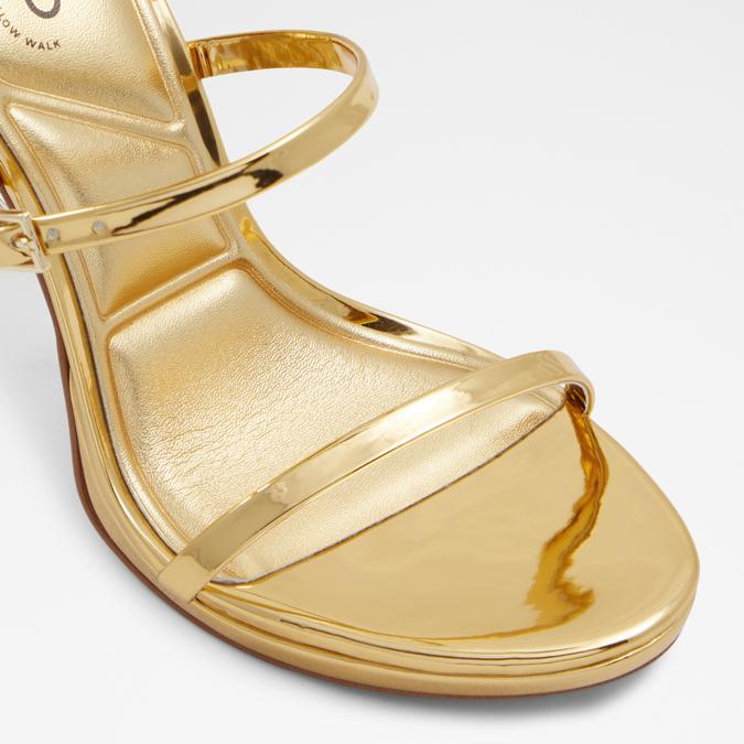 Levissa Women's Gold Dress Sandals image number 6