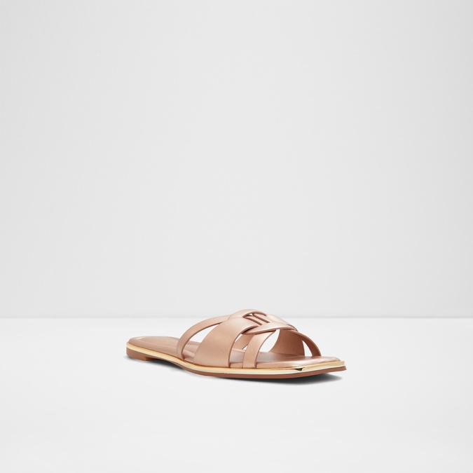 ALDO Women's Nydaokin Buckle Cutout Slip-On Flat Sandals - Macy's
