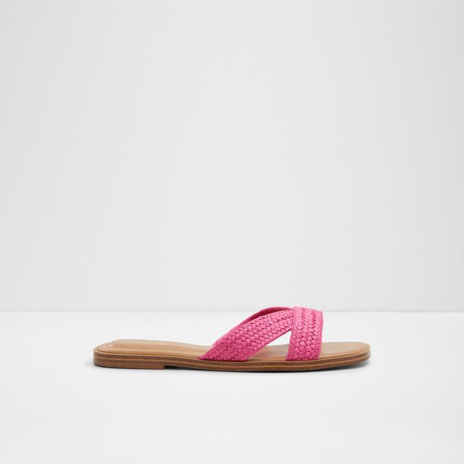 Caria Women's Pink Flat Sandals image number 2