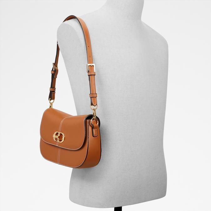 Ruyana Women's Brown Shoulder Bag image number 4