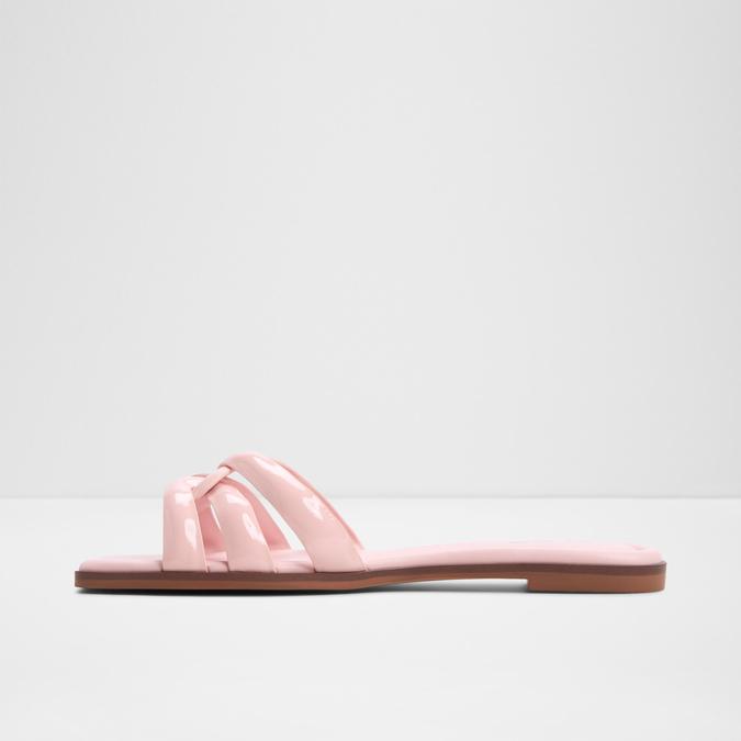 Augustia-In Women's Pink Flat Sandals image number 3