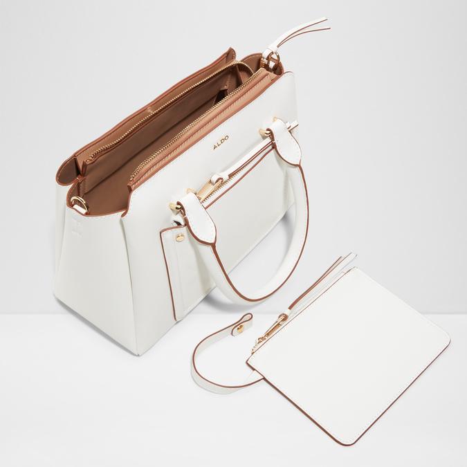 Kederasean Women's White Satchel image number 2