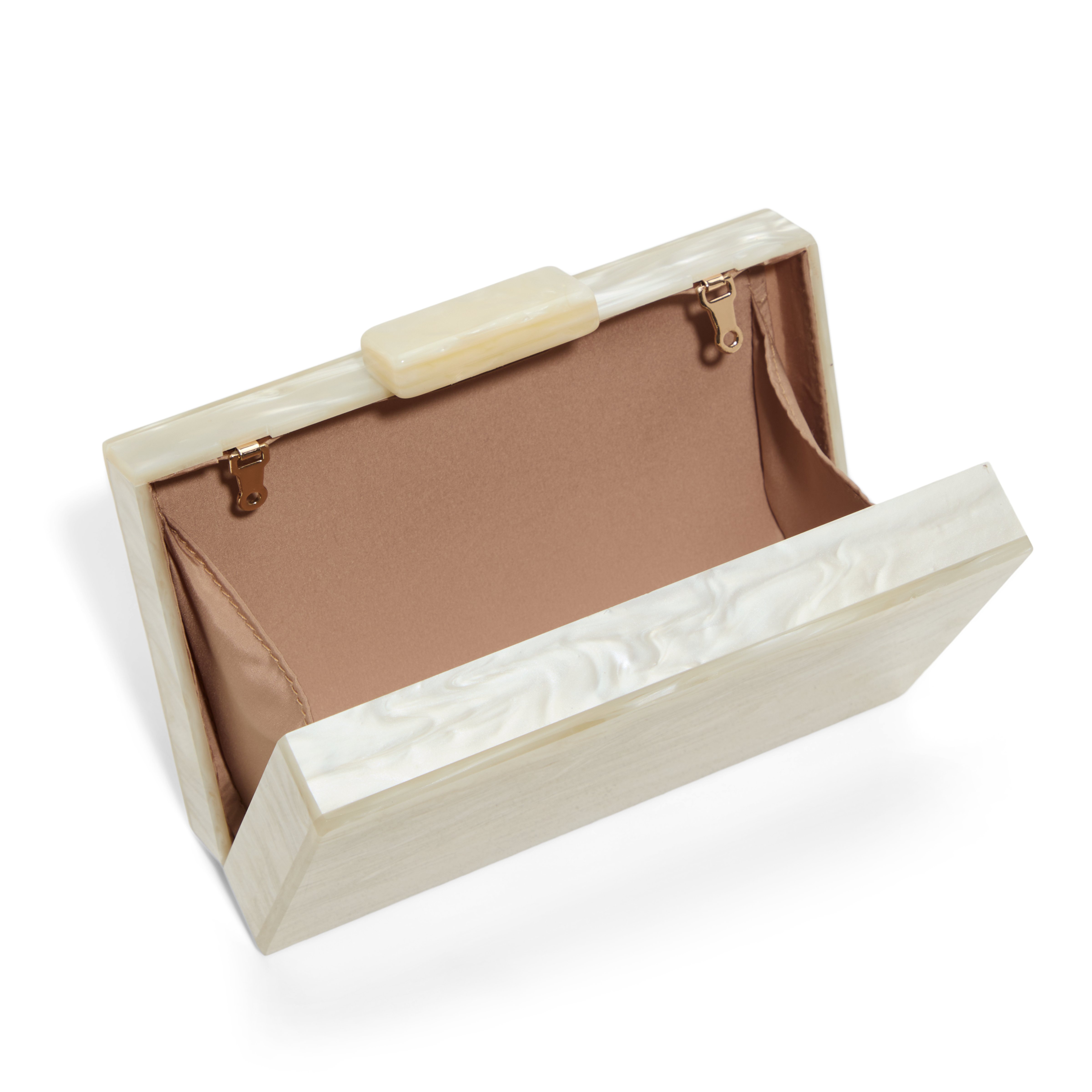 Chlooe Women's White Clutch image number 2