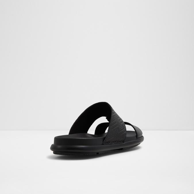 Saluma-In Men's Black Strap Sandals image number 2