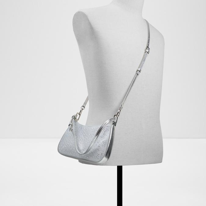 Siriny Women's Silver Shoulder Bag image number 3