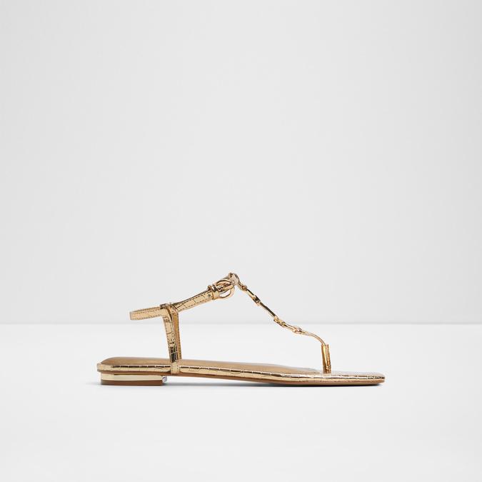 Lorenza-In Women's Gold Flat Sandals