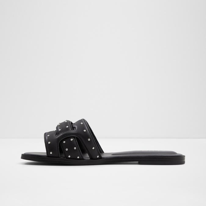 Elenaa Women's Black Flat Sandals image number 3