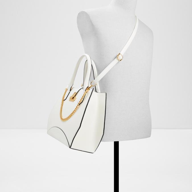 Jordana Women's White Satchel image number 3