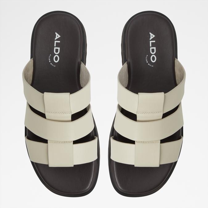 Light-In Men's White Strap Sandals image number 1