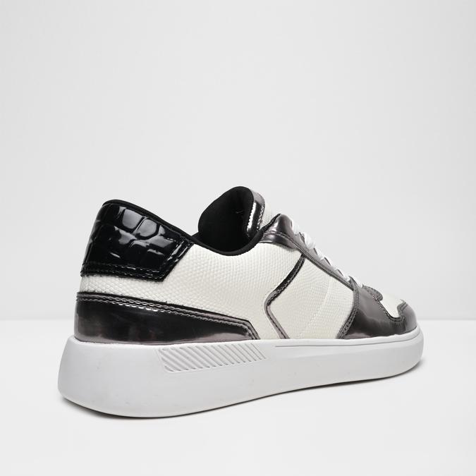 Zethan_Sea-In Men's Silver Low-Top image number 2