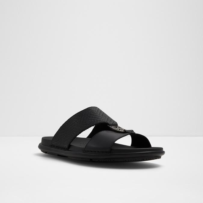 Saluma-In Men's Black Strap Sandals image number 4