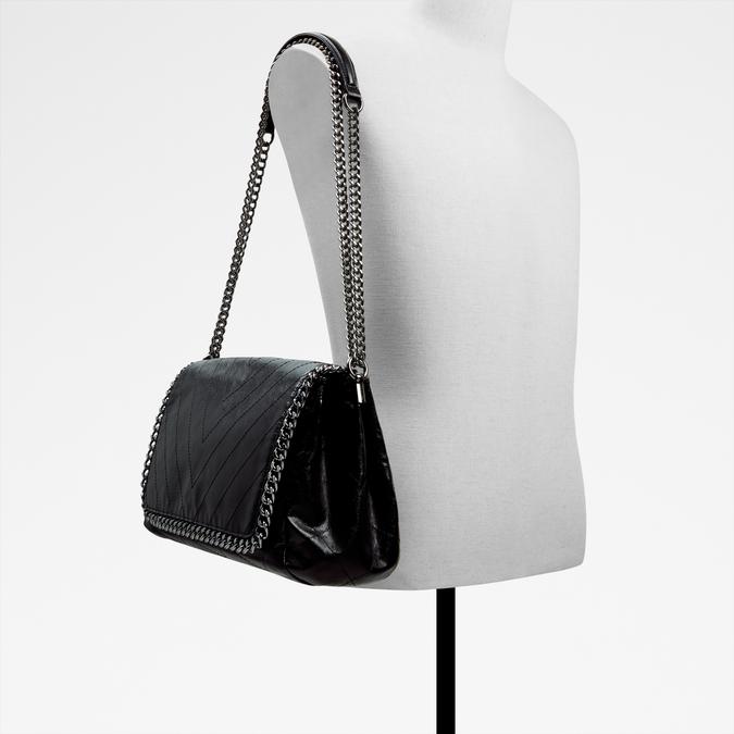 Jadey Women's Black Shoulder Bag image number 4