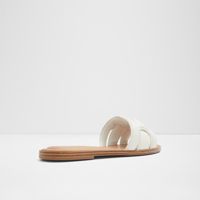 Elenaaa-In Women's White Flat Sandals image number 3