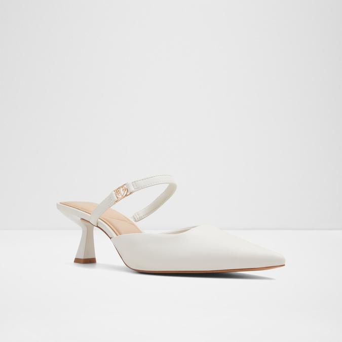 Tawm Women's White Pumps image number 4