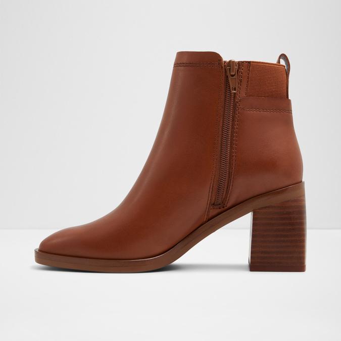 Uneliveth Women's Brown Ankle Boots image number 3