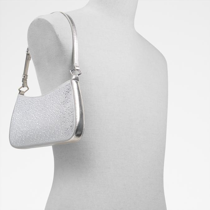 Siriny Women's Silver Shoulder Bag image number 4