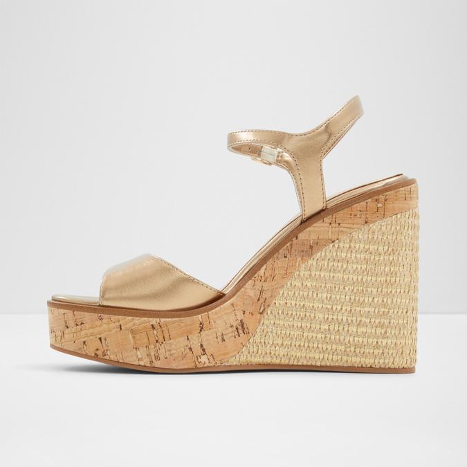 Hijiki Women's Gold Wedges image number 4