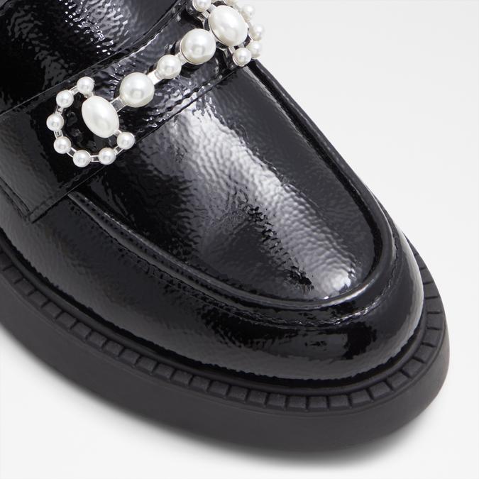 Dinara Women's Black Loafers image number 5